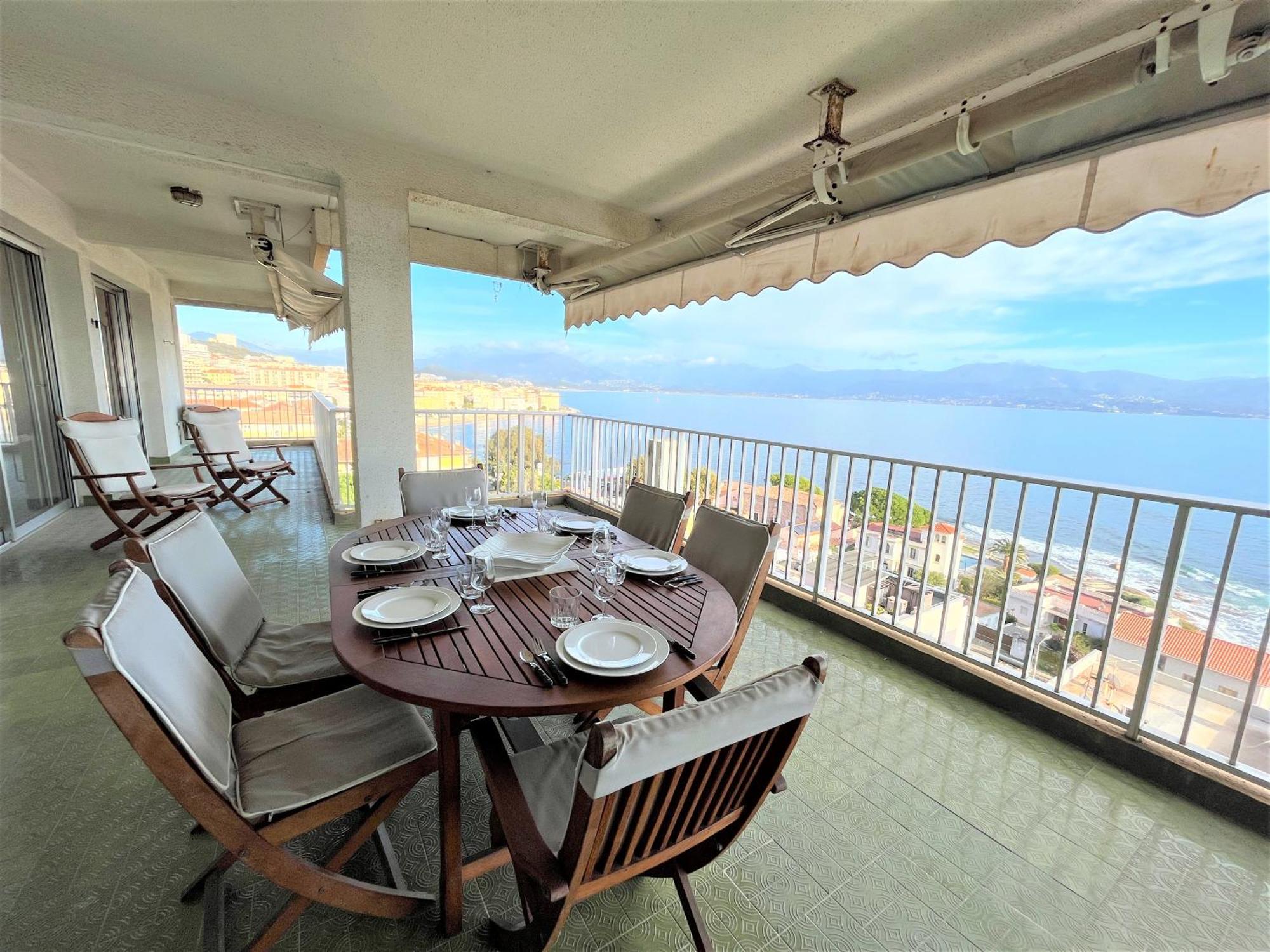 Appartement Vue Mer Carmino Ajaccio 아작시오 외부 사진