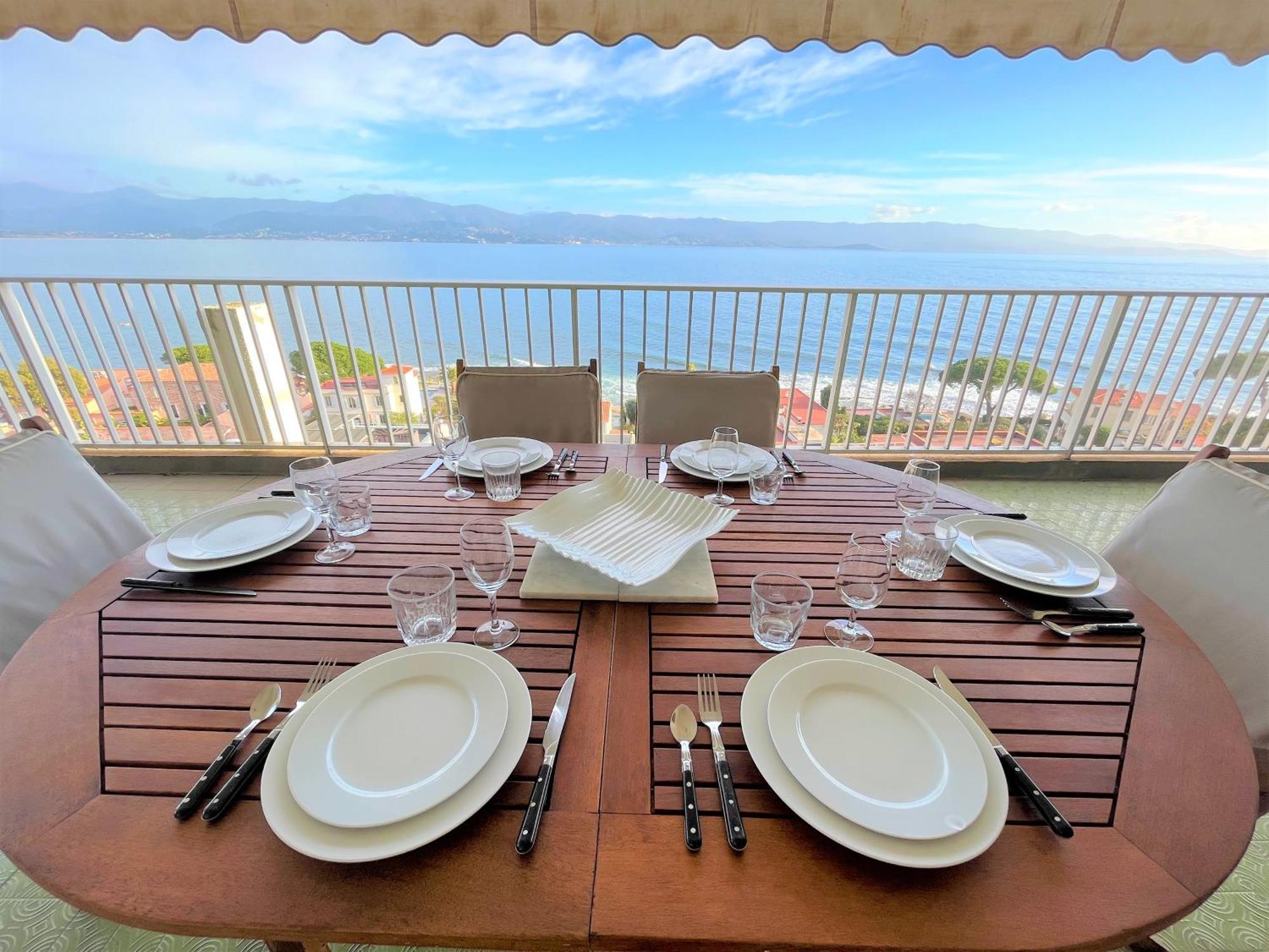 Appartement Vue Mer Carmino Ajaccio 아작시오 외부 사진